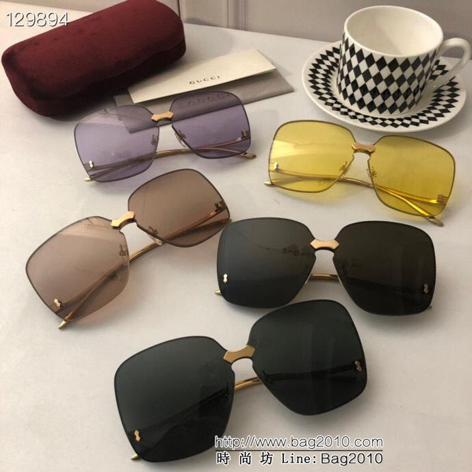 GUCCI古馳 倪妮走秀款 原單正品 2019新款 GG0352S 女款太陽鏡  lly1614